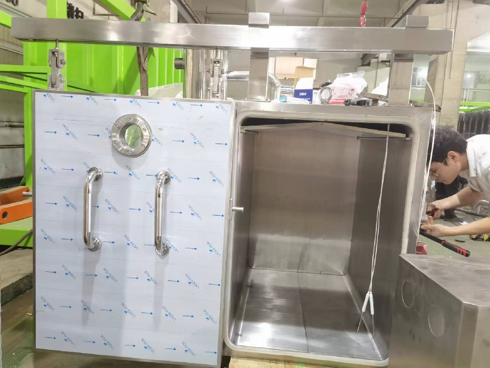 梅州預(yù)制菜項(xiàng)目，客戶量身定制處理量100公斤熟食真空冷鮮機(jī)即將交付。